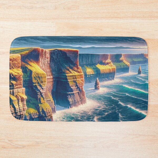 Item preview, Stormy Irish Cliffs designed and sold by Era-of-Traveler.