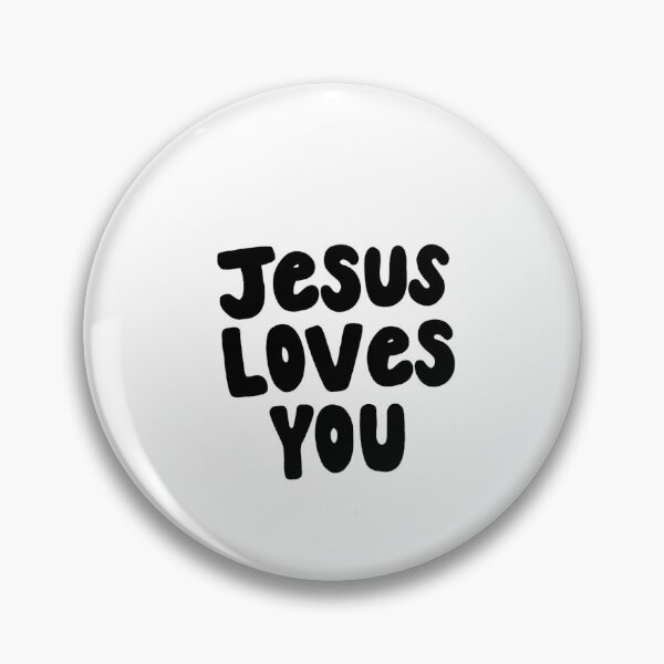 Item preview, jesus loves you sticker designed and sold by ana-karolyna.