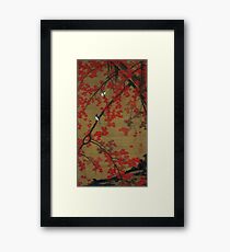 Favourite Artist - Jakuchu Ito - Maple Tree & Small Birds Framed Print