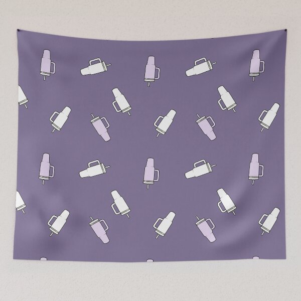 Item preview, Orchid tumbler continuous pattern designed and sold by HoneyBuns-Art.