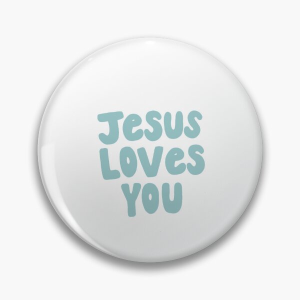 Item preview, Jesus loves you sticker designed and sold by ana-karolyna.