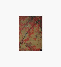 Favourite Artist - Jakuchu Ito - Maple Tree & Small Birds Art Board