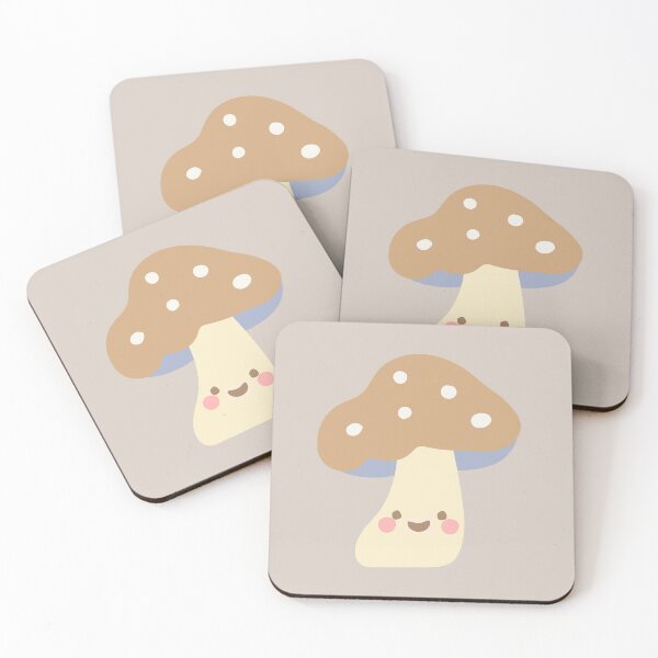 Item preview, Cute Happy Mushroom Cottagecore Aesthetic designed and sold by elunemori.