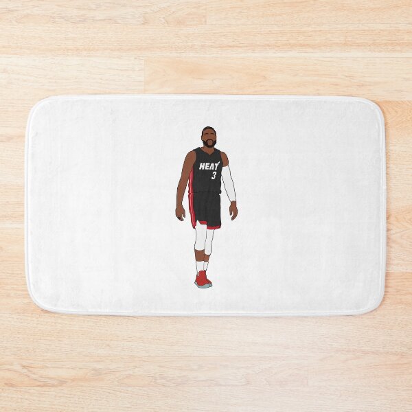 Artikelvorschau, Dwyane Wade Heat Minimal entworfen und verkauft von WhelmdStudios .