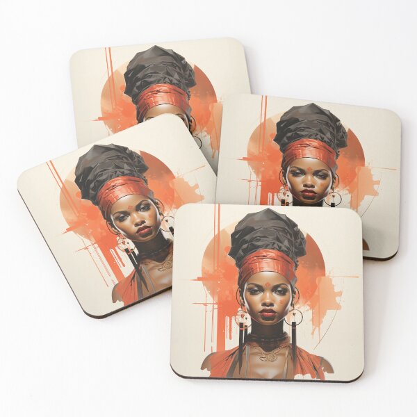Item preview, African Grace:  Splendor in Portrait designed and sold by UrbanEthnicArts.