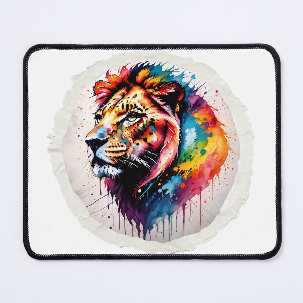Item preview, Lion Paint Splash Artwork  designed and sold by BotunPeony.