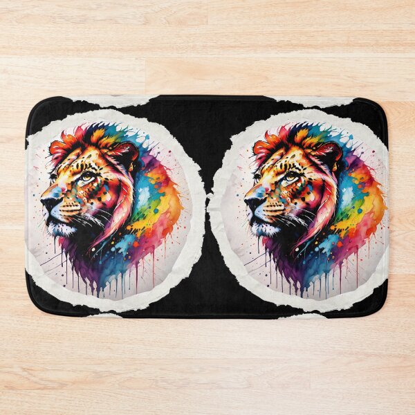Item preview, Lion Paint Splash Artwork  designed and sold by BotunPeony.