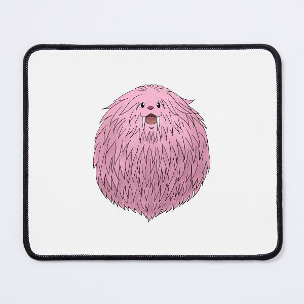 Item preview, hunter intro pink fluffy monster designed and sold by AndiCline.