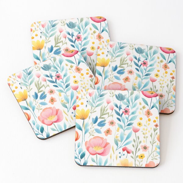 Item preview, Vibrant Blossom Symphony Watercolor Pattern designed and sold by Pularts Store.