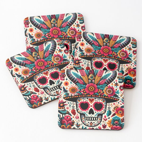 Item preview, Demon mexican Skull designed and sold by edleon.