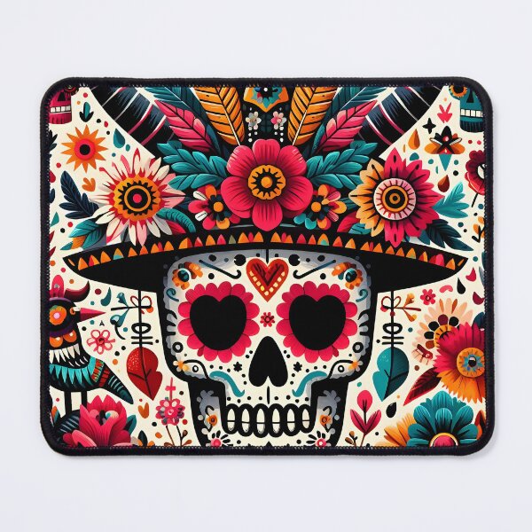 Item preview, Demon mexican Skull designed and sold by edleon.