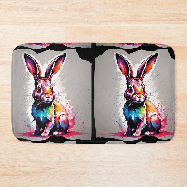 Item preview, Rabbit Paint Splash Artwork  designed and sold by BotunPeony.