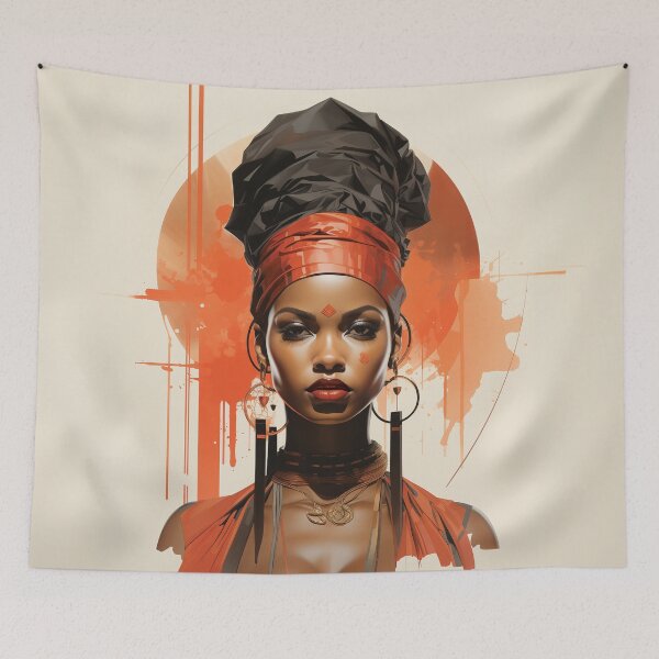 Item preview, African Grace:  Splendor in Portrait designed and sold by UrbanEthnicArts.