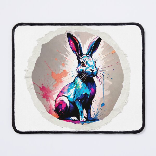 Item preview, Rabbit Paint Splash Artwork designed and sold by BotunPeony.