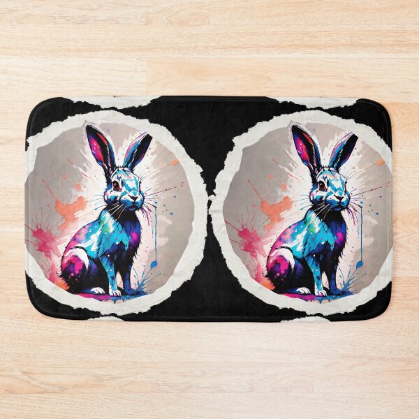 Item preview, Rabbit Paint Splash Artwork  designed and sold by BotunPeony.