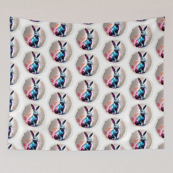 Item preview, Rabbit Paint Splash Artwork  designed and sold by BotunPeony.
