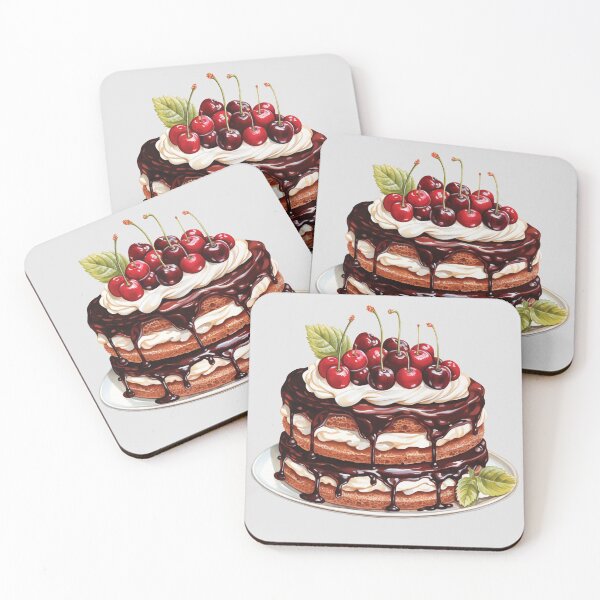Item preview, Round German Black Forest Cherry Cake designed and sold by Alicia Chee.