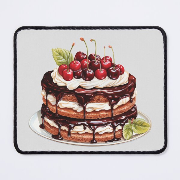Item preview, Round German Black Forest Cherry Cake designed and sold by Alicia Chee.