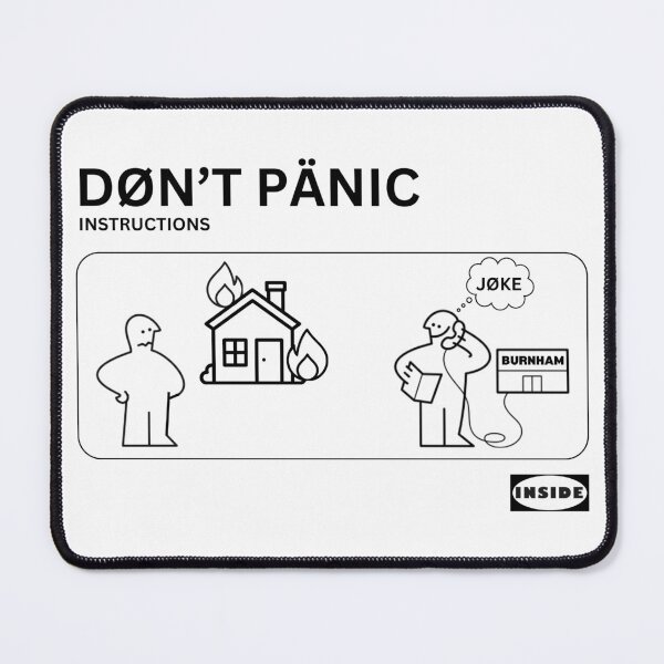 Item preview, Don't Panic | Bo Burnham Inside designed and sold by Hell0Potato.