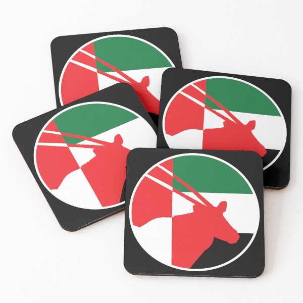Item preview, United Arab Emirates Arabian oryx Emirati National Animal Flag designed and sold by FlagX.