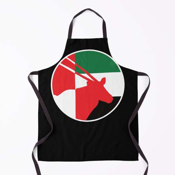Item preview, United Arab Emirates Arabian oryx Emirati National Animal Flag designed and sold by FlagX.