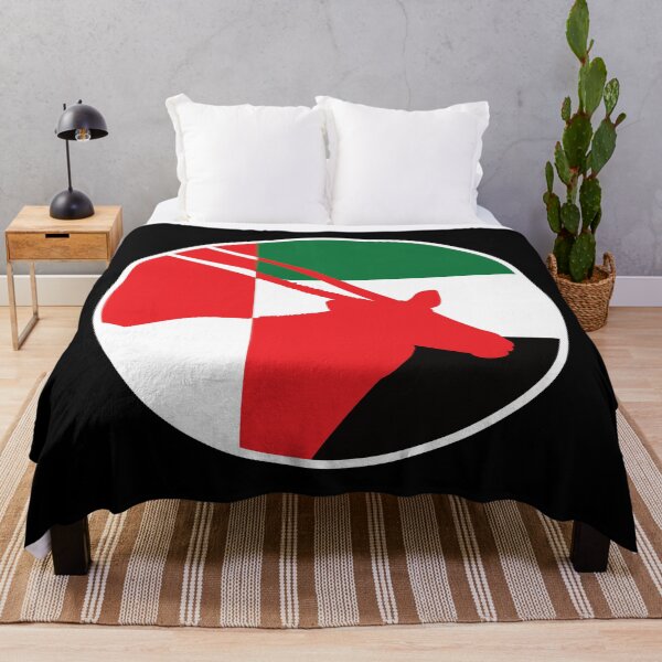 Item preview, United Arab Emirates Arabian oryx Emirati National Animal Flag designed and sold by FlagX.