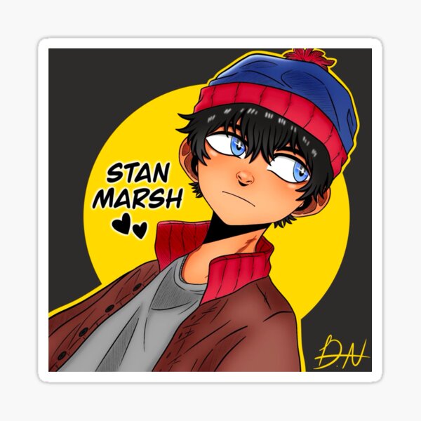 Item preview, South Park Stan Marsh Sticker designed and sold by creativedemon.