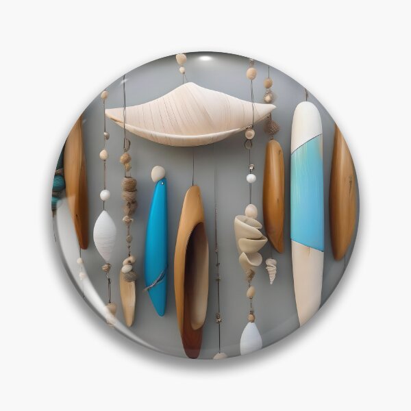 Item preview, Windchime driftwood and shells designed and sold by WildLadyWood.