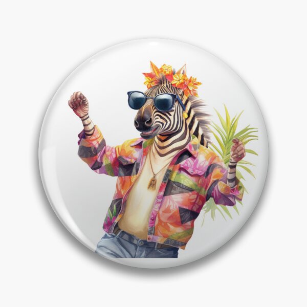 Artikelvorschau, Cooles Party-Dope-Zebra-Tier entworfen und verkauft von artfulbitsbyk.