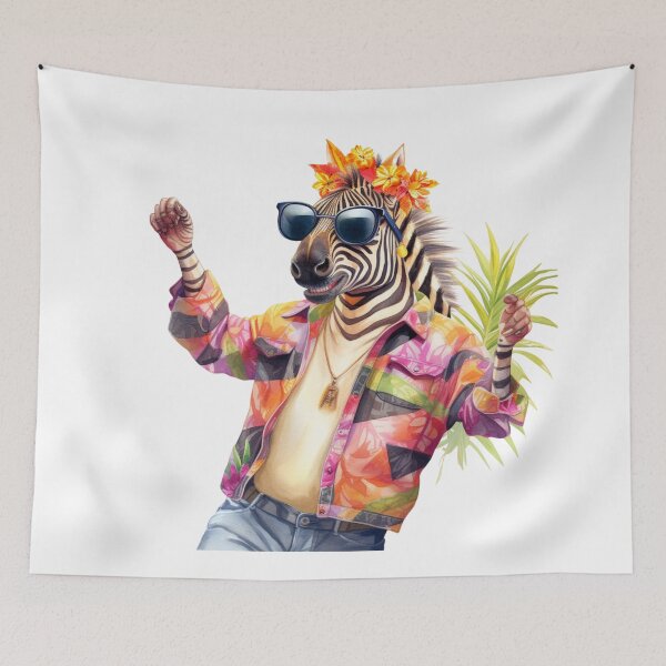 Item preview, Cool Party Dope Zebra Animal designed and sold by artfulbitsbyk.