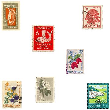 Artwork thumbnail, Stamp sheet for scrapbooking by Flyingmonkey21