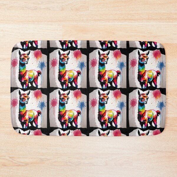 Item preview, Llama Paint Splash Artwork  designed and sold by BotunPeony.
