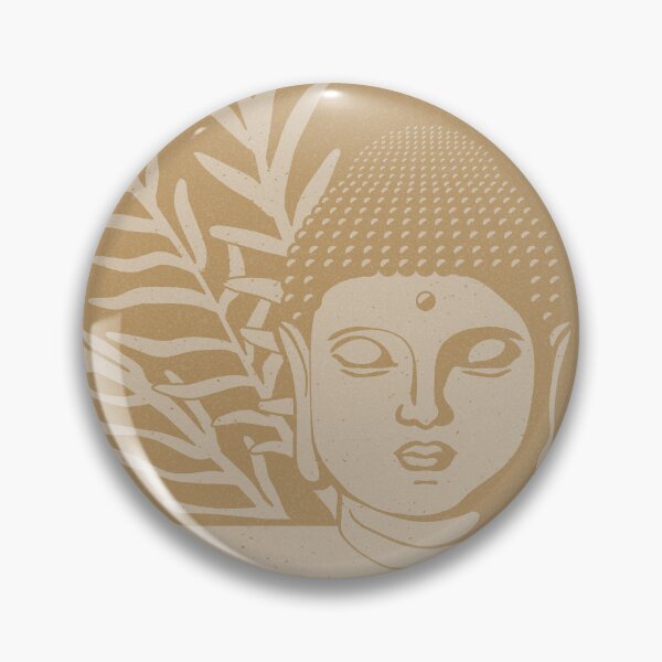 Item preview, Buddha Head Statue with Palm Fronds - Fawn + Dove designed and sold by Irene Estelle.