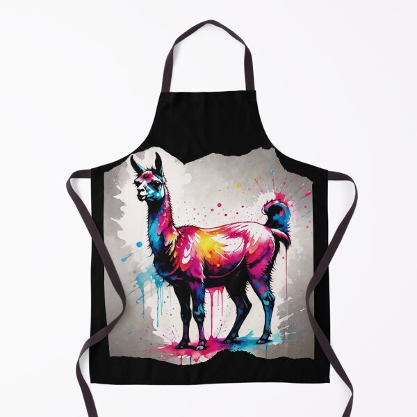 Item preview, Llama Paint Splash Artwork designed and sold by BotunPeony.
