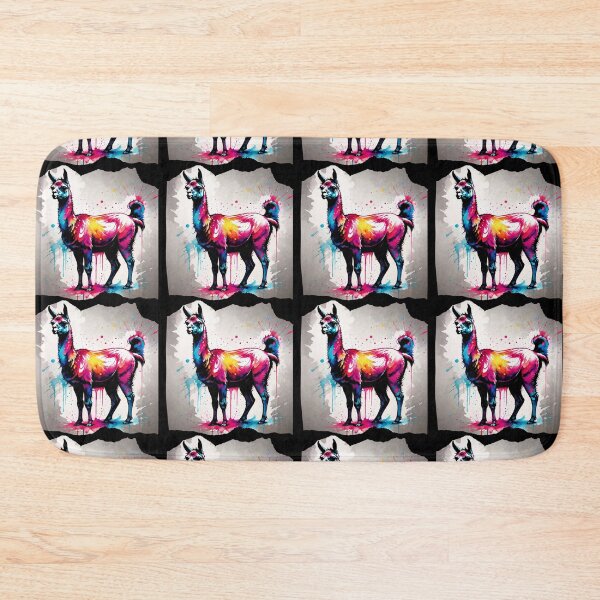 Item preview, Llama Paint Splash Artwork  designed and sold by BotunPeony.