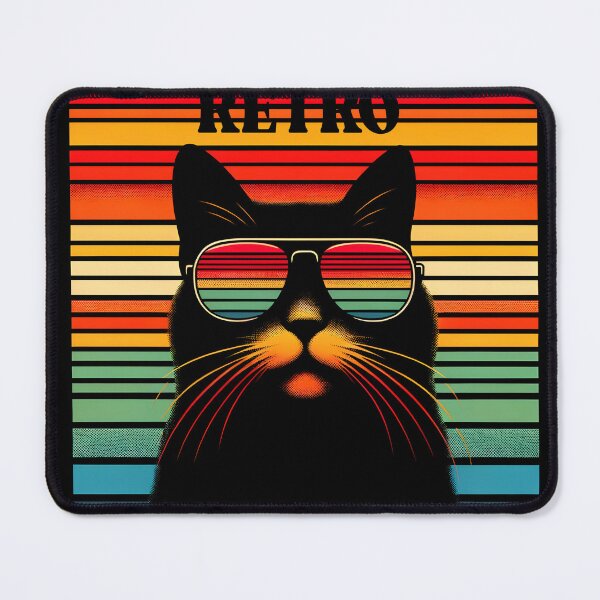 Item preview, Retro Vibes Cool Cat Sunglasses designed and sold by inkArtistryfine.
