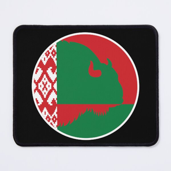 Item preview, Belarus Wisent Zubr Belarusian National Animal Flag designed and sold by FlagX.