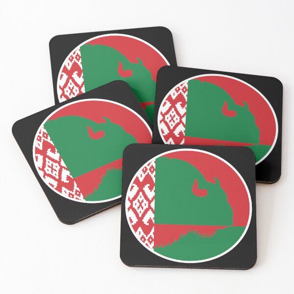 Item preview, Belarus Wisent Zubr Belarusian National Animal Flag designed and sold by FlagX.