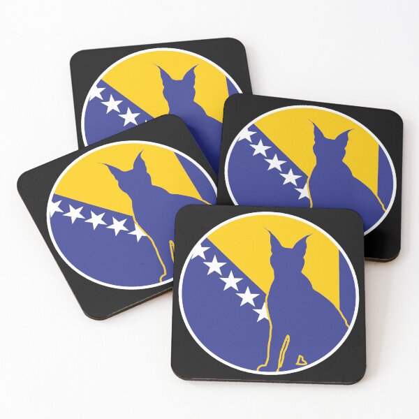 Item preview, Bosnia Lynx Bosnian National Animal Flag designed and sold by FlagX.