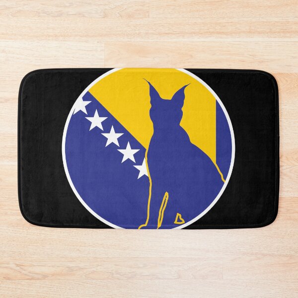 Item preview, Bosnia Lynx Bosnian National Animal Flag designed and sold by FlagX.
