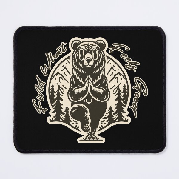 Item preview, Yoga Bear: Find What Feels Good designed and sold by akaajoficial.