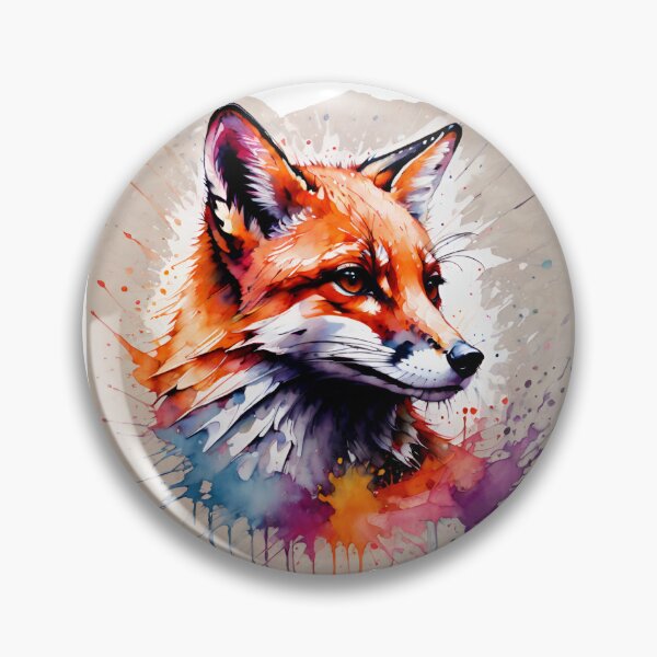 Artikelvorschau, Niedliches Fuchs-Farbspritzer-Kunstwerk entworfen und verkauft von BotunPeony.