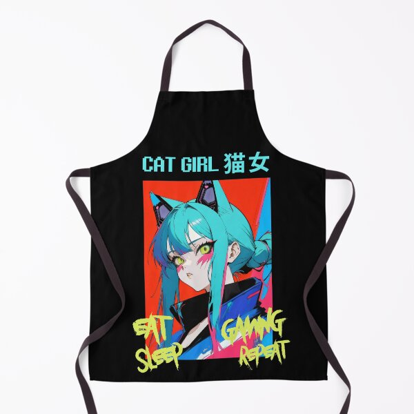 Item preview, Cat Girl Eat Sleep Gaming Repeat designed and sold by deathanarchy.