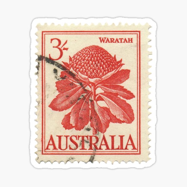 Item preview, Australia vintage stamp designed and sold by Flyingmonkey21.