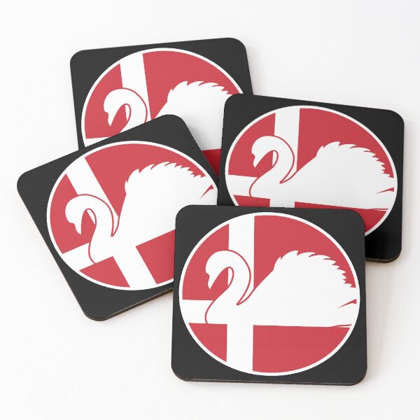 Item preview, Denmark Swan Danish National Animal Flag designed and sold by FlagX.