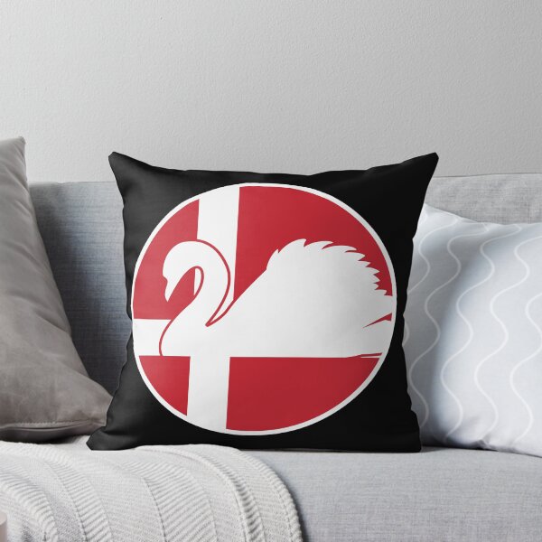 Item preview, Denmark Swan Danish National Animal Flag designed and sold by FlagX.