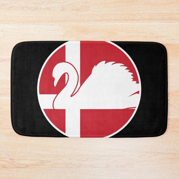 Item preview, Denmark Swan Danish National Animal Flag designed and sold by FlagX.