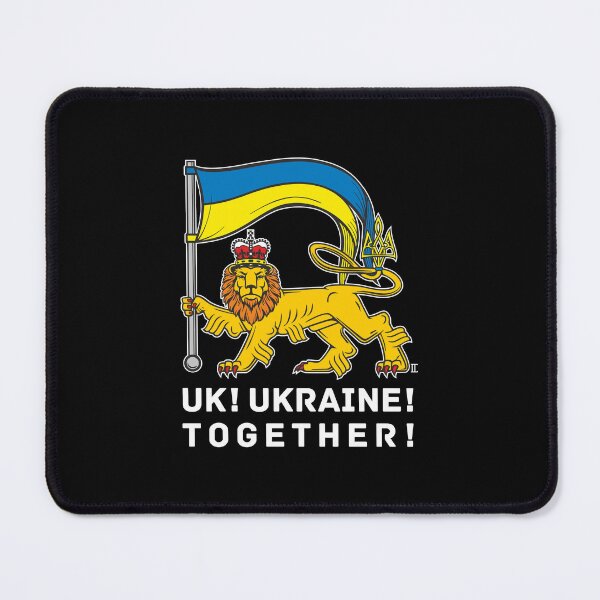 Item preview, Great Britain and Ukraine together.(dark background) designed and sold by sarabeevart.