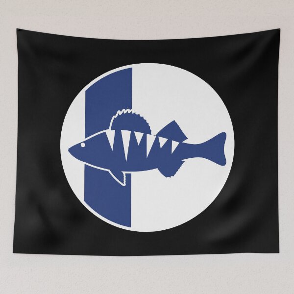Item preview, Finland Perch Finnish National Animal Flag designed and sold by FlagX.