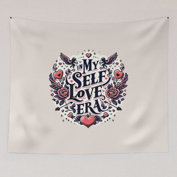 Artikelvorschau, In My Self Love Era Zitate Love Yourself Lustiges Valentinstag-T-Shirt entworfen und verkauft von MAPDDesigns.